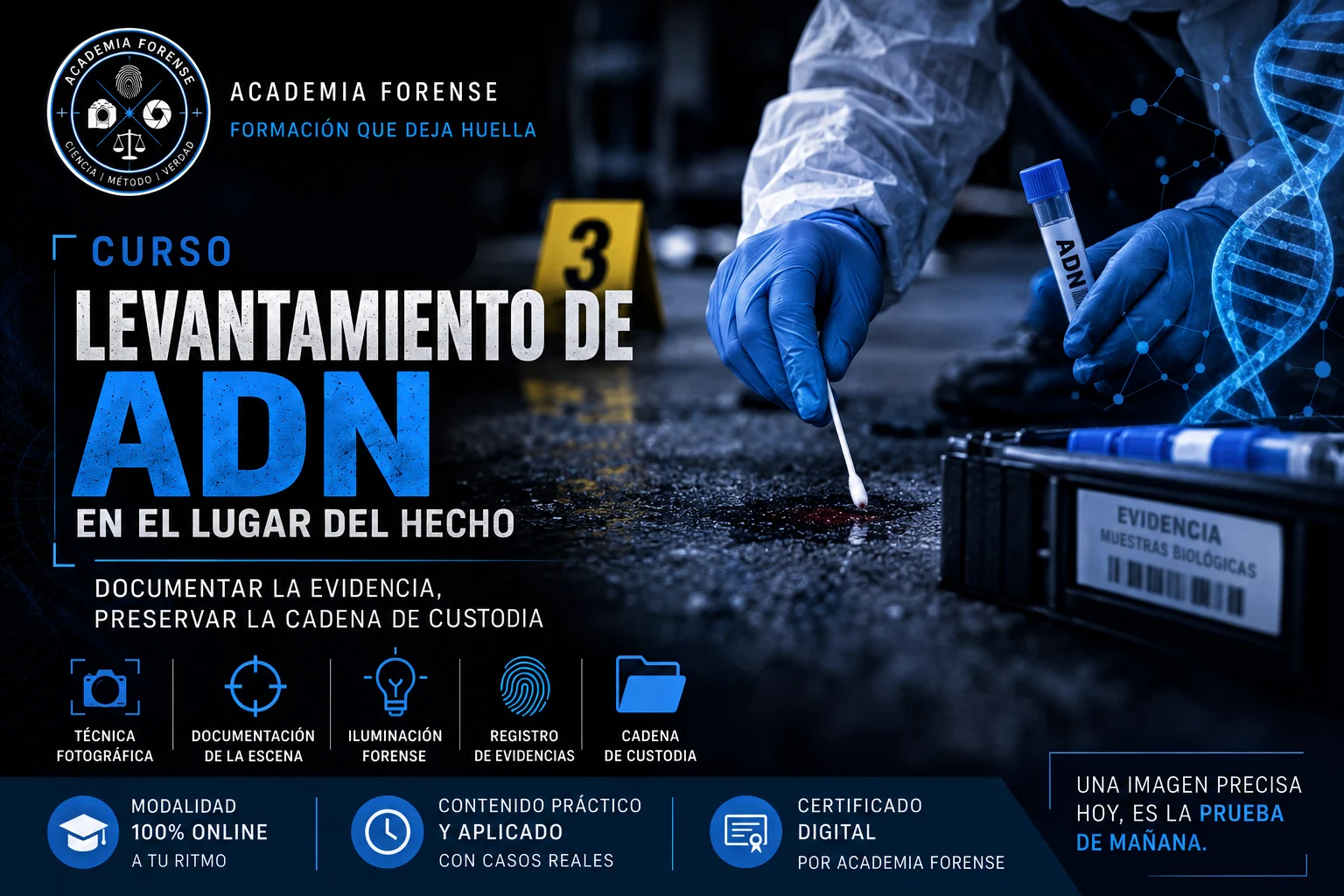 Curso de Levantamiento de Muestras de Adn